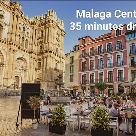 Casa Medina - Private With Terrace And Sea View, 25 Minutes From Malaga Vakantiehuis *