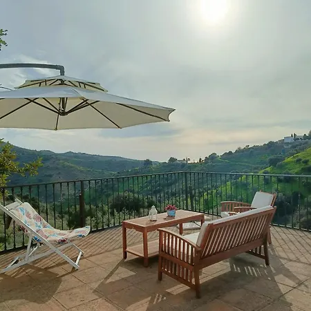 Casa Medina - Private With Terrace And Sea View, 25 Minutes From Malaga *