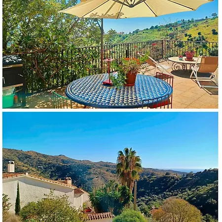 Casa Medina - Private With Terrace And Sea View, 25 Minutes From Malaga Holiday home